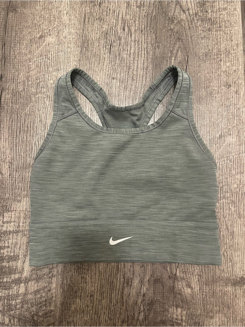 Nike Women's Gray Racerback Sports Bra